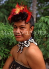 TONGA, Tongan woman, portrait, TON221JPL