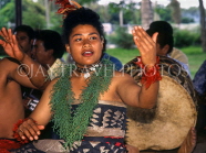 TONGA, cultural dancer performing during traditional Kava ceremony, TON2379JPL