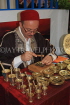 TUNISIA, crafts, brassware, worker engraving, TUN20JPL