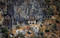 TURKEY, Dalyan, Lycian Rock Tombs, TUR605JPL