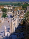 TURKEY, Ephesus, Curete Way, leading to the Library of Celsus, TUR220JPL