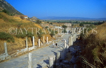 TURKEY, Ephesus, Curetes Way, leading to the Library of Celsus building, TUR572JPL