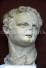 TURKEY, Ephesus, Selcuk, Seluk Museum, head of Domitianus sculpture, TUR596JPL