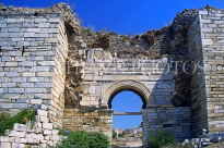 TURKEY, Ephesus, Selcuk, St John Basilica ruins, entrance walls, TUR585JPL