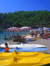 TURKEY, Fethiye area, Olu Deniz, beach and watersports, TUR302JPL