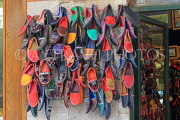 TURKEY, Istanbul, Arasta Bazaar, shop selling colourful shoes, TUR924JPL