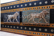 TURKEY, Istanbul, Archaeological Museums, glazed brick panels of Ishtar Gate, TUR1493PL