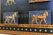 TURKEY, Istanbul, Archaeological Museums, glazed brick panels of Ishtar Gate, TUR1494PL