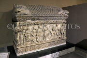 TURKEY, Istanbul, Archaeological Museums, marble sarcophagus, TUR1487PL