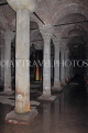 TURKEY, Istanbul, Byzantine Basilica Cisterns, Marble Columns, TUR944JPL