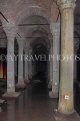 TURKEY, Istanbul, Byzantine Basilica Cisterns, Marble Columns, TUR945JPL
