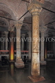 TURKEY, Istanbul, Byzantine Basilica Cisterns, Marble Columns, TUR947JPL