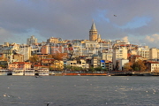 TURKEY, Istanbul, Galata Tower, and New City buildings, TUR1336JPL