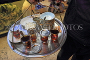 TURKEY, Istanbul, Grand Bazaar (Kapali Carsi), Turkish Tea service to vendors, TUR1295JPL