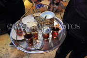 TURKEY, Istanbul, Grand Bazaar (Kapali Carsi), Turkish Tea service to vendors, TUR1296JPL