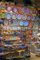 TURKEY, Istanbul, Grand Bazaar (Kapali Carsi), ceramics display in shop,TUR1272JPL