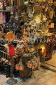 TURKEY, Istanbul, Grand Bazaar (Kapali Carsi), copper and metalware shop,TUR1261JPL