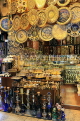 TURKEY, Istanbul, Grand Bazaar (Kapali Carsi), dishware, gifts and, waterpipes, TUR1290JPL
