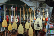 TURKEY, Istanbul, Grand Bazaar (Kapali Carsi), musical instruments for sale,TUR1248JPL