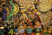 TURKEY, Istanbul, Grand Bazaar (Kapali Carsi), waterpipes and dishware,TUR1258JPL