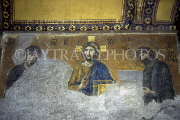 TURKEY, Istanbul, Hagia Sophia (Aiyasofya mosque) basilica, Byzantine Christian mosaics, TUR418JPL