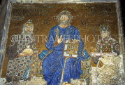 TURKEY, Istanbul, Hagia Sophia (Aiyasofya mosque) basilica, Christian mosaics, TUR419JPL