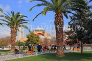 TURKEY, Istanbul, Hagia Sophia (Ayasofya mosque), and Sultanahmet Park, TUR919JPL