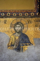 TURKEY, Istanbul, Hagia Sophia (Ayasofya mosque), mosaic panel, Christ, TUR898JPL