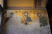 TURKEY, Istanbul, Hagia Sophia (Ayasofya mosque), mosaic panel, Christ, TUR900JPL