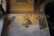 TURKEY, Istanbul, Hagia Sophia (Ayasofya mosque), mosaic panel, Christ, TUR901JPL