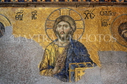 TURKEY, Istanbul, Hagia Sophia (Ayasofya mosque), mosaic panel, Christ, TUR902JPL
