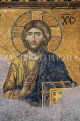 TURKEY, Istanbul, Hagia Sophia (Ayasofya mosque), mosaic panel, Christ, TUR905JPL