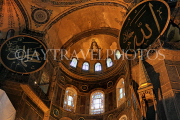 TURKEY, Istanbul, Hagia Sophia (Ayasofya mosque) basilica, interior, TUR857JPL