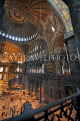 TURKEY, Istanbul, Hagia Sophia (Ayasofya mosque) basilica, interior, TUR858JPL