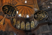 TURKEY, Istanbul, Hagia Sophia (Ayasofya mosque) basilica, interior, TUR862JPL