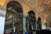 TURKEY, Istanbul, Hagia Sophia (Ayasofya mosque) basilica, upper gallery, TUR886JPL