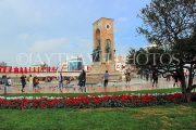 TURKEY, Istanbul, New City, Taksim Square, and Republic Monument, TUR1436JPL