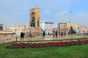 TURKEY, Istanbul, New City, Taksim Square, and Republic Monument, TUR1437JPL