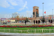 TURKEY, Istanbul, New City, Taksim Square, and Republic Monument, TUR1438JPL