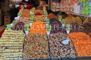 TURKEY, Istanbul, Spice Bazaar (Egyptian Bazaar), outdoor market shops, dried fruit, TUR1389JPL