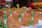 TURKEY, Istanbul, Spice Bazaar (Egyptian Bazaar), outdoor market shops, dried nuts, TUR1390JPL