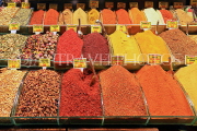 TURKEY, Istanbul, Spice Bazaar (Egyptian Bazaar), spices on display, TUR1364JPL
