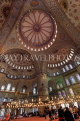 TURKEY, Istanbul, Sultan Ahmet Mosque (Blue Mosque), interior, domes, tilework, TUR1185JPL