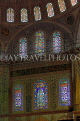 TURKEY, Istanbul, Sultan Ahmet Mosque (Blue Mosque), interior, stained glass windows, TUR1192JPL