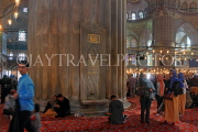 TURKEY, Istanbul, Sultan Ahmet Mosque (Blue Mosque), interior,and prayer area, TUR1180JPL