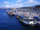 TURKEY, Istanbul, The Bosporus, waterfront by the Ferry Station, TUR128JPL
