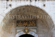 TURKEY, Istanbul, Topkapi Palace, Gate of Salutation, inscription, TUR1093PL