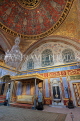TURKEY, Istanbul, Topkapi Palace, The Harem, Imperial Hall, with Sultan's throne, TUR1037PL