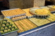 TURKEY, Istanbul, shop window, sweet pastries, TUR985JPL