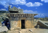 TURKEY, Pamukkale, Necropolis family tomb, TUR487JPL
